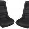 CA 1978-1982 Chevrolet Corvette Mounted Leather Seat Covers Leather/Vinyl Original 4" Bolster