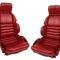 Corvette America 1989-1990 Chevrolet Corvette Leather Seat Covers Sport