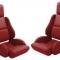 Corvette America 1984-1988 Chevrolet Corvette Leather Seat Covers Standard No Perforations