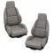 CA 1984-1988 Chevrolet Corvette Mounted Leather Seat Covers Standard No Perforations