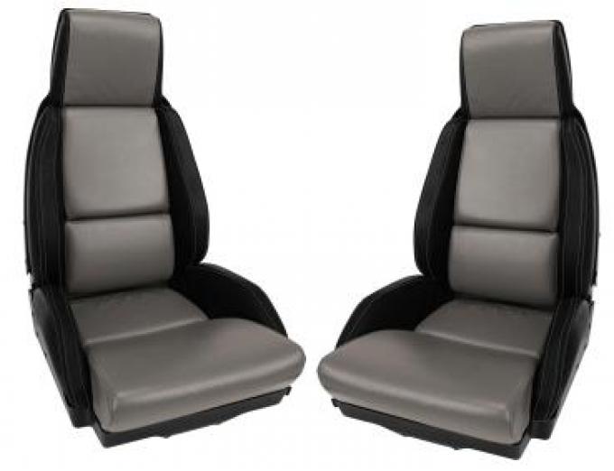 Corvette Custom Leather Seat Covers, Stand 100%, 1984-1988