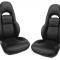 CA 1997-2004 Chevrolet Corvette Leather Like Seat Covers Sport