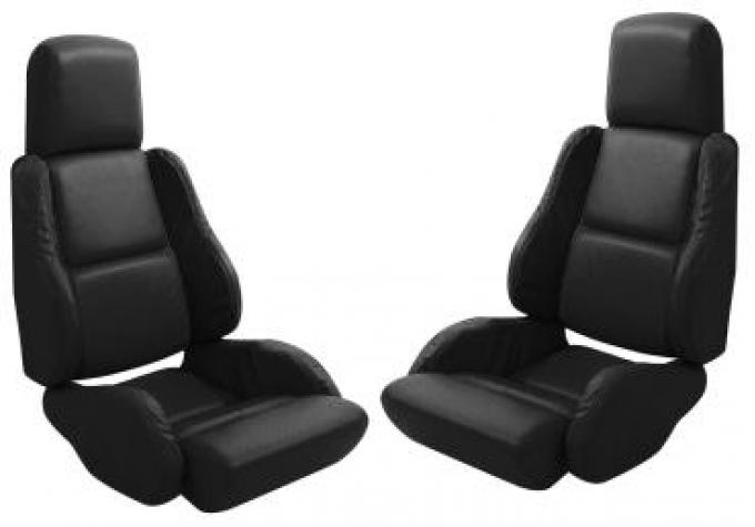 Corvette America 1984-1988 Chevrolet Corvette Leather Seat Covers Standard No Perforations