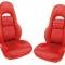 CA 1997-2004 Chevrolet Corvette Leather Like Seat Covers Sport