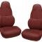 Corvette America 1997-2004 Chevrolet Corvette Leather Like Seat Covers Standard