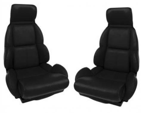 CA 1989-1992 Chevrolet Corvette Mounted Leather Seat Covers Standard