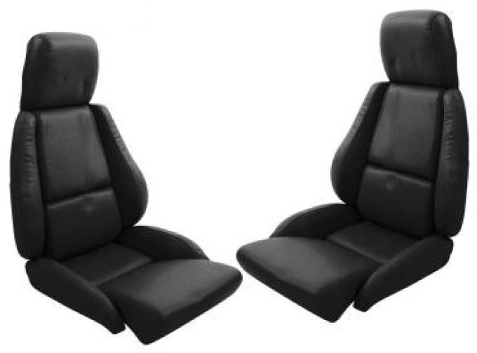 CA 1984-1988 Chevrolet Corvette Leather Like Seat Covers Standard No Perforations