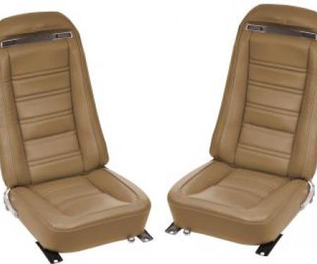 Corvette America 1972-1974 Chevrolet Corvette Leather Seat Covers 100% Leather