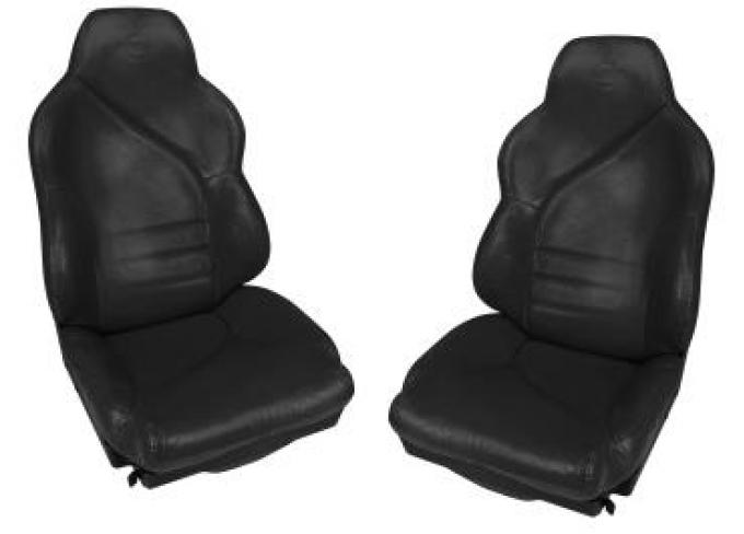 Corvette America 1994-1996 Chevrolet Corvette Leather Seat Covers Sport 100% Leather with Foam