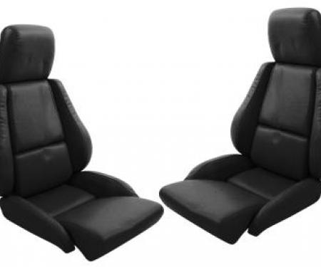 Corvette America 1984-1988 Chevrolet Corvette Leather Like Seat Covers Standard No Perforations