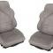 CA 1994-1996 Chevrolet Corvette Leather Seat Covers Sport 100% Leather with Foam
