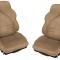 CA 1994-1996 Chevrolet Corvette Leather Seat Covers Sport 100% Leather with Foam