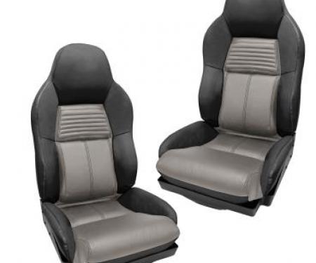 Corvette Custom Leather Seat Covers, Stand 100%, 1994-1996