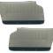 CA 1963-1964 Chevrolet Corvette Door Panels Coupe with Felt