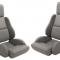 Corvette America 1984-1988 Chevrolet Corvette Leather Seat Covers Standard No Perforations