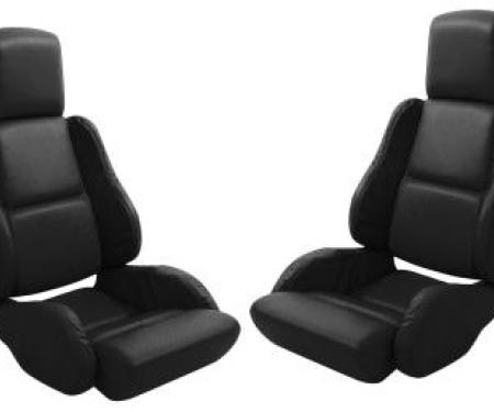 Corvette America 1984-1988 Chevrolet Corvette Leather Like Seat Covers Sport No Perforations