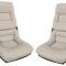 CA 1978-1982 Chevrolet Corvette Mounted Leather Seat Covers Leather/Vinyl Original 4" Bolster