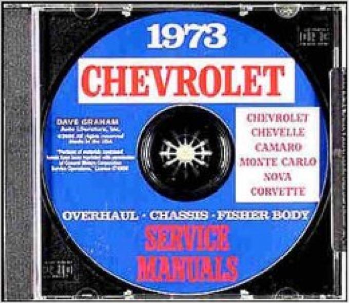 Chevy Service Manual On CD, 1973