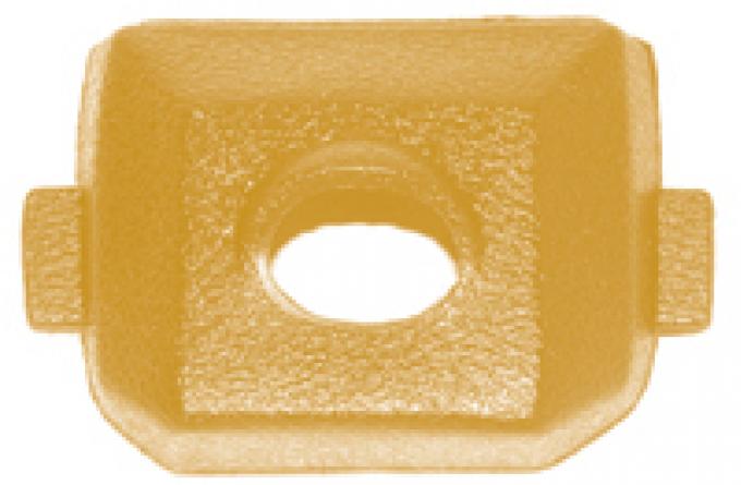 Trim Parts 1971-1972 Corvette Rear View Mirror Bracket Cover, Dark Saddle 5226J