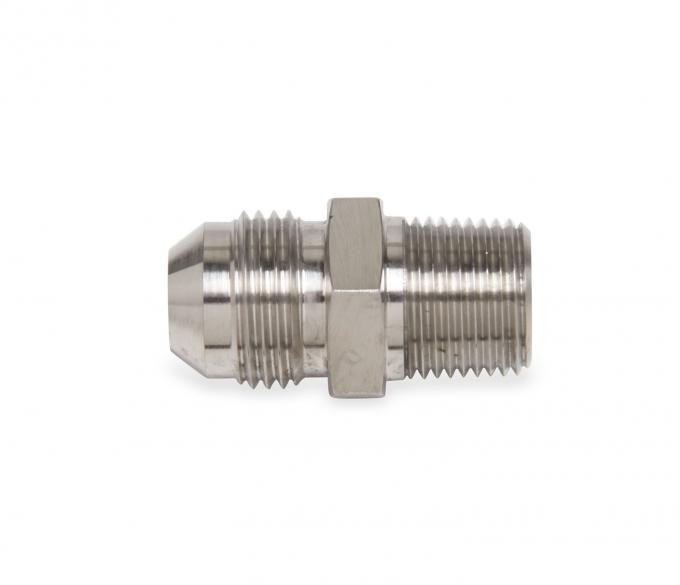 Earl's Straight Male an -4 to 1/8" NPT, Stainless Steel SS981604ERL
