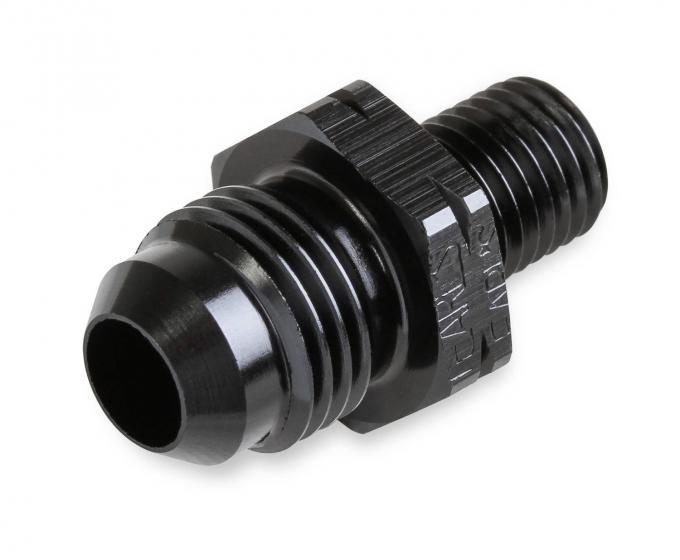 Earl's Straight Male an -6 to 16mm X 1.5, Black AT9919DFJERL