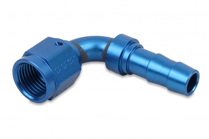 Earl's Auto-Crimp Hose End, 90 Degree, Size -10, Blue 709110ERL