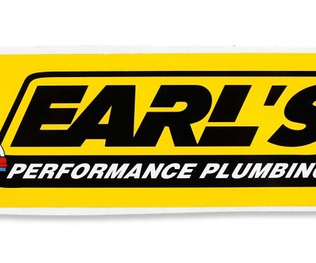 Earl's Plumbing Decal 36-280