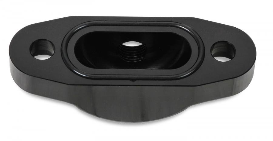 Earl's LS Oil Cooler Block Off Plate w/ 1/8npt Port
