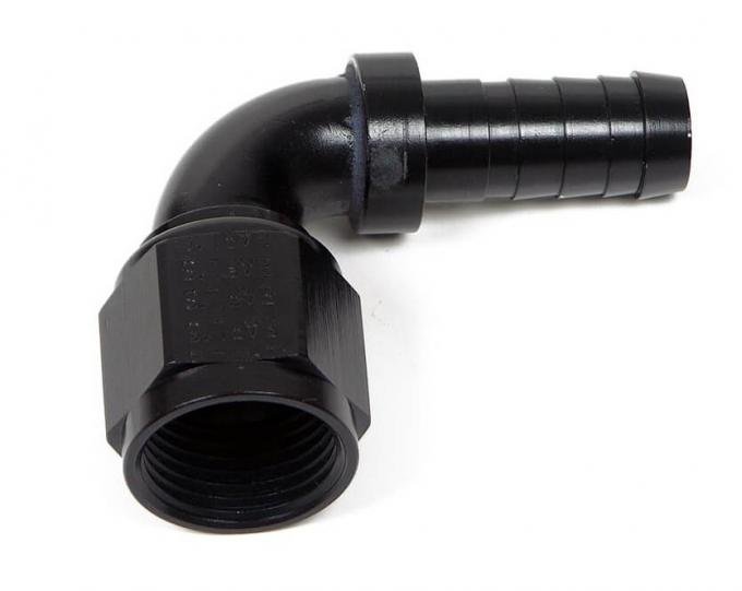 Earl's Auto-Crimp Hose End, 90 Degree, Size -4, Black AT709104ERL
