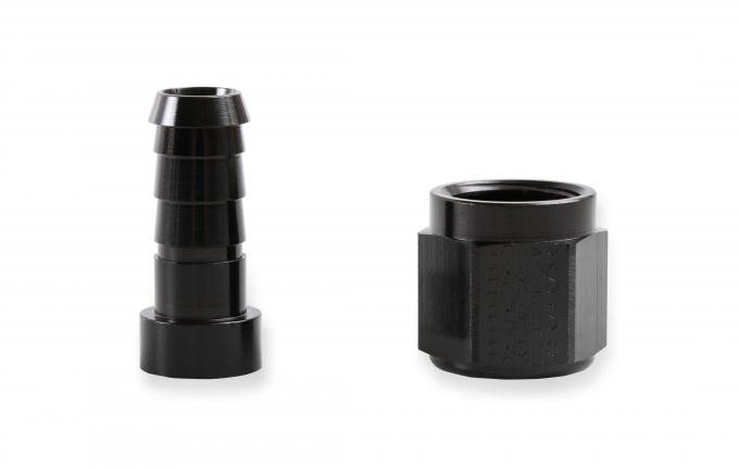 Earl's Auto-Crimp Hose End, Straight, Size -10, Black AT700110ERL