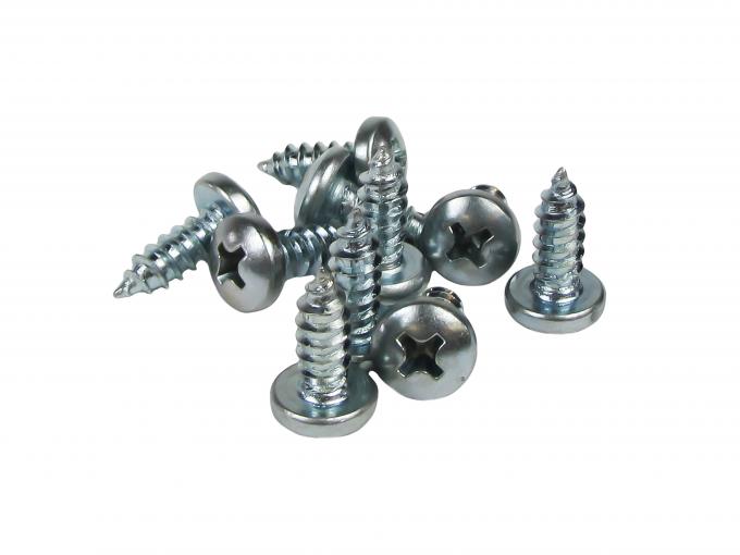 Corvette Door Panel Clip Screw Set, 10 Piece, 1965-1967