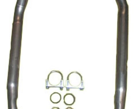 Corvette Exhaust Pipes, 2" to 2 1/2" Front, 4 Speed, 1966-1974