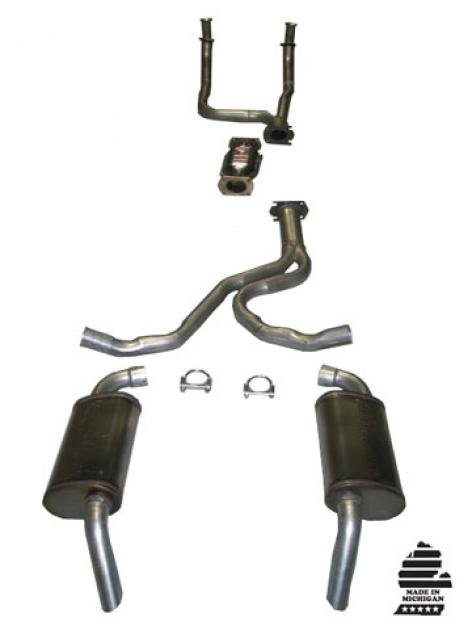 1981 corvette exhaust system
