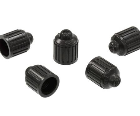 Corvette Valve Stem Cap, Correct Raised Dimple Dill #627, Set of 5, 1960-2004