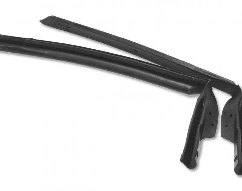 Corvette Weatherstrip, Pillar Posts Complete, Import, 1968-1972