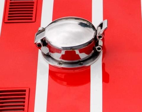 Corvette Lemans Roller Lock Full Race Gas Cap, 1968-1982