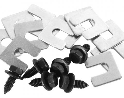 Corvette Radiator Support Bolt & Shim Kit, 18 Piece, 1963-1982