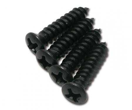 Corvette Shift Console Plate Screws, 4 Piece Set, 1968-1976