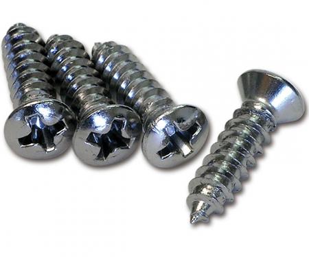 Corvette Parking Brake Console Screws, 4 Piece Set, 1967-1976