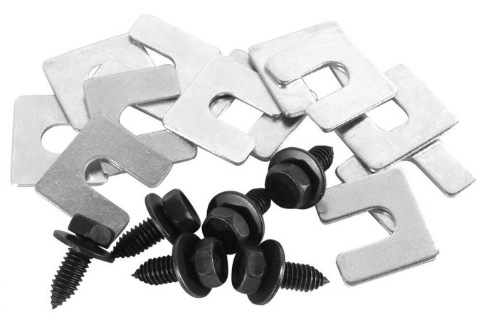 Corvette Radiator Support Bolt & Shim Kit, 18 Piece, 1963-1982