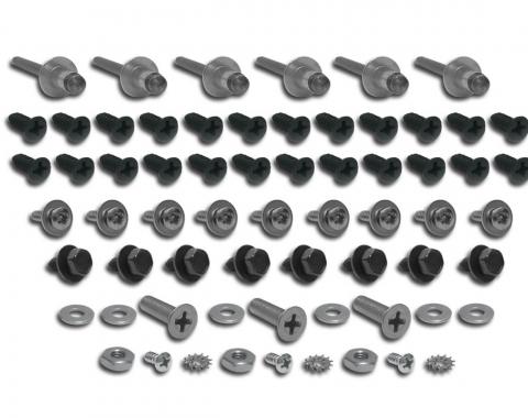 Corvette Rear Compartment Hardware Screw Set, 1973-1977