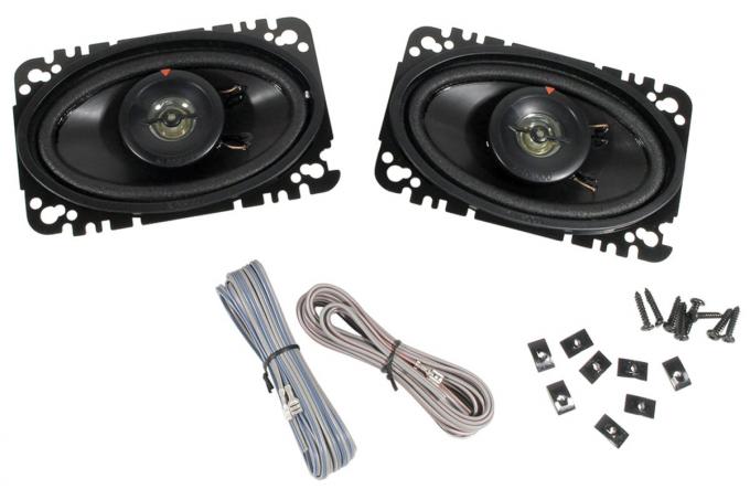 Corvette Speaker, Front 60 Watt Kenwood 4X6, 1968-1982