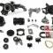 Holley Premium Mid-Mount Complete Accessory System for GM Gen v LT4 Wet Sump Engines- Black Finish 20-220BK