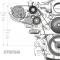 Holley LS High-Mount A/C Accessory Drive Bracket, Fits Sanden SD508 or SD7 Comp. 20-134P