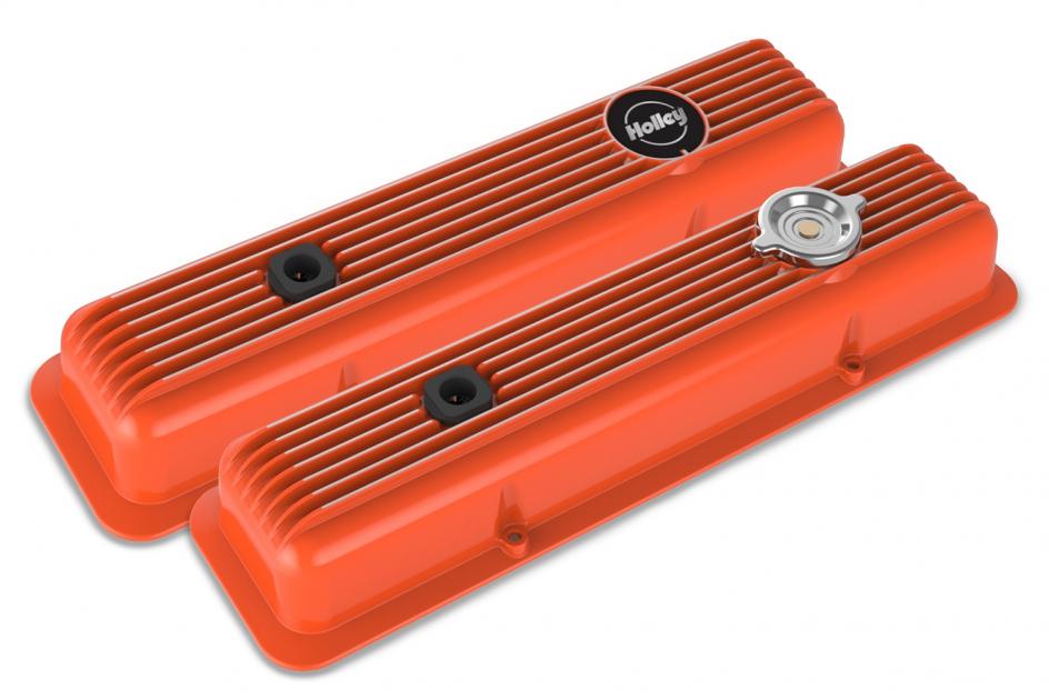 Holley Muscle Series Valve Cover Set 241-136 Motor City Vettes