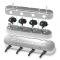 Holley 2-Piece "Chevrolet" Script Valve Cover, Gen III/IV LS, Polished 241-176