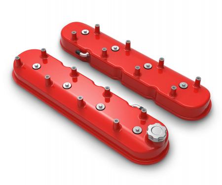 Holley Tall LS Valve Covers, Gloss Red 241-113