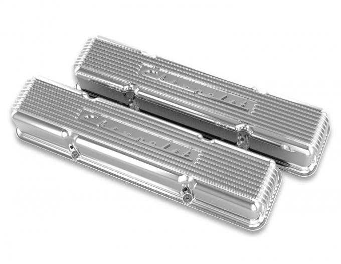 Holley GM Licensed Vintage Series SBC Valve Covers 241-107