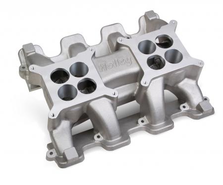 Holley LS Carbureted Manifold, 2x4 Dual Plane GM LS1/LS2/LS6 300-120