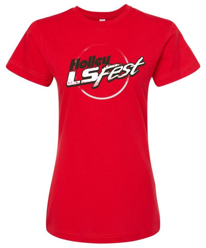Holley LS Fest Ladies Logo Tee 10372-LGHOL